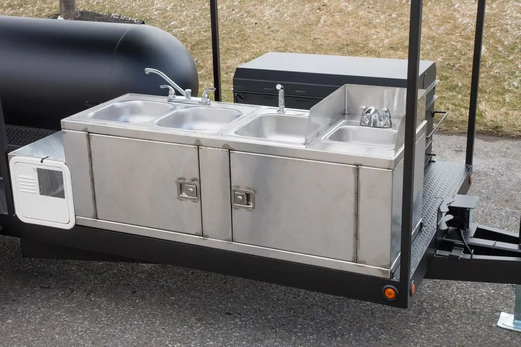 3 Bowl Cleanup Sink (Trailer Mounted)