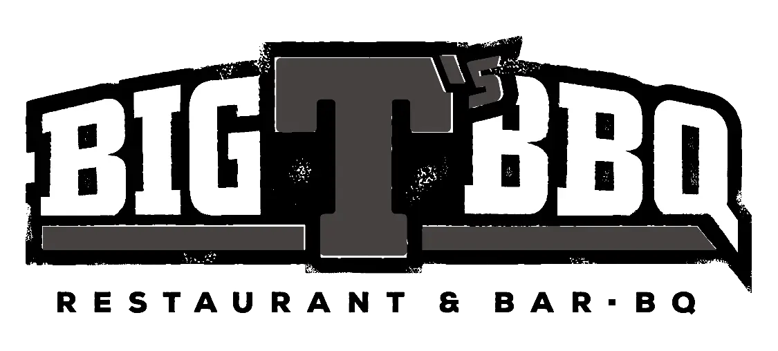 big t barbeque restaurant and barbq logo